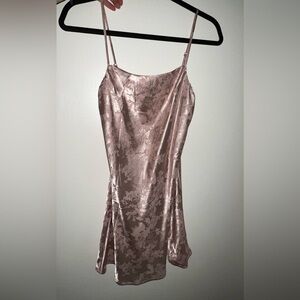 Princess Polly Silky Pink Floral Mini Dress